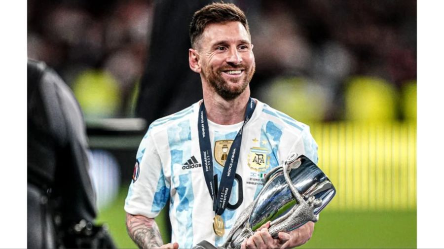 Messi con la Selección Argentina