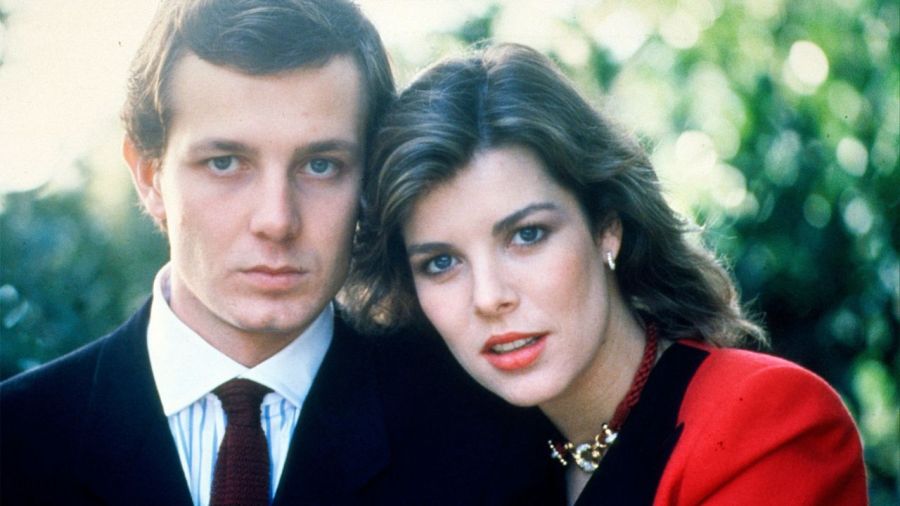 Stefano Casiraghi y Carolina de Mónaco 