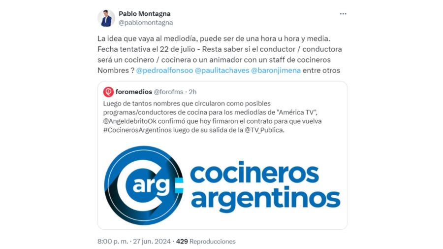 Detalles sobre Cocineros Argentinos