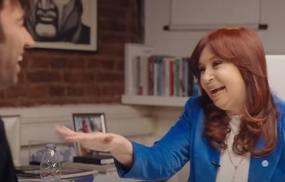 Cristina Kirchner con Pedro Rosemblat