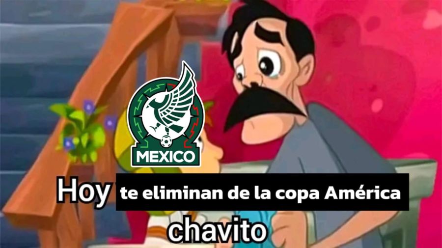 Memes eliminación México Copa América
