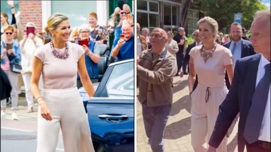 Máxima Zorreguieta visitó un pueblo de Holanda