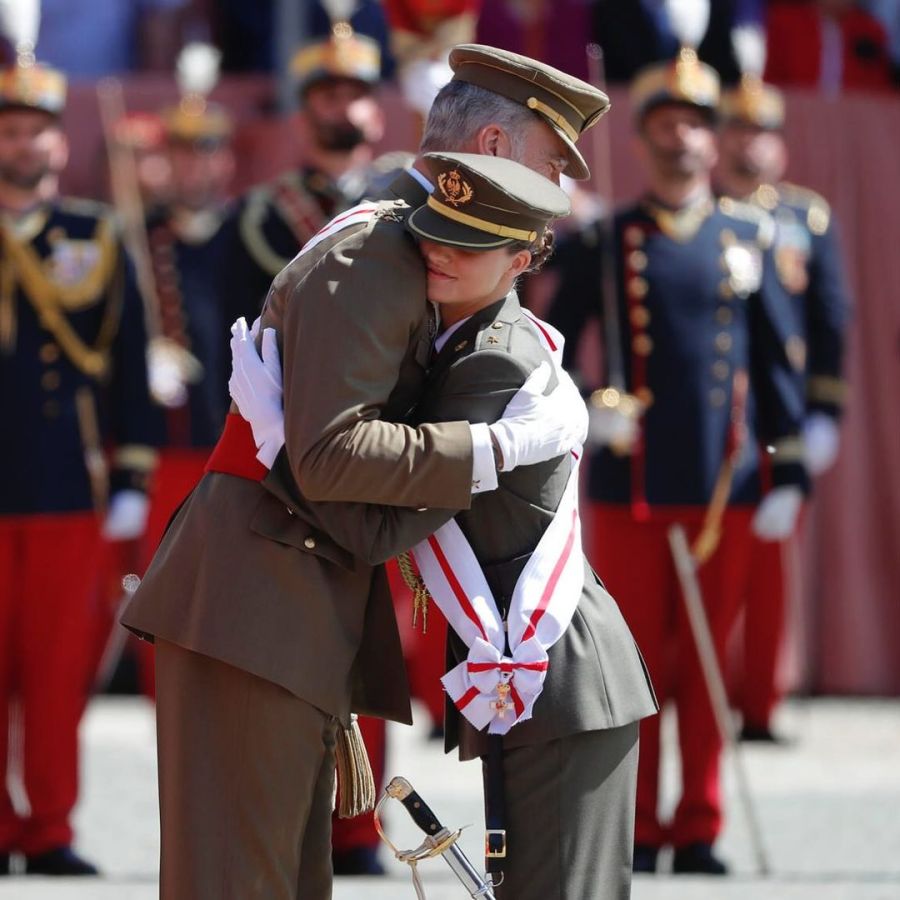 Felipe VI y la princesa Leonor