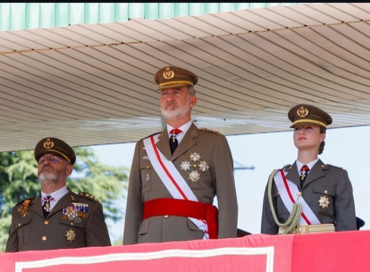 Felipe VI y la princesa Leonor