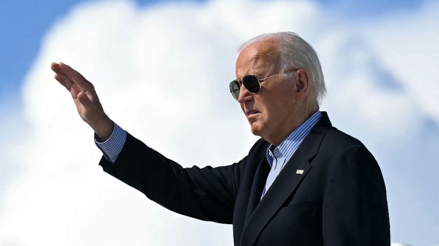 Joe Biden, en un acto en Wisconsin.