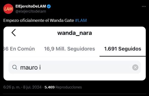 La reacción en las redes sociales de Wanda Nara con Mauro Icardi tras el pedido de divorcio