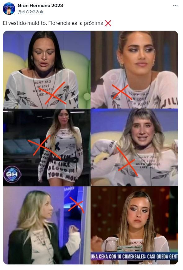 La historia del vestido maldito que eliminó a cuatro participantes de Gran Hermano