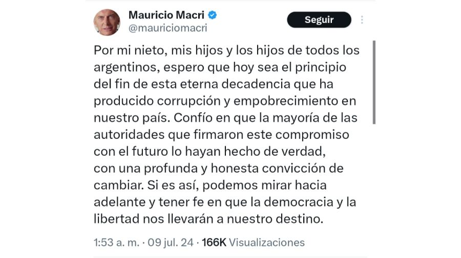 Mauricio Macri en Tucumán