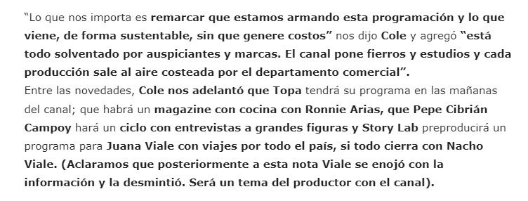 Laura Ubfal contó que Nacho Viale desembarcaría a la TV Pública