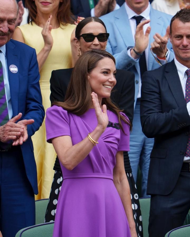 Kate Middleton reaparece en Wimbledon 