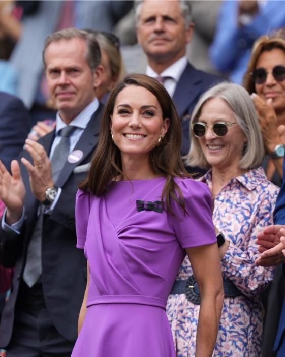 Kate Middleton reaparece en Wimbledon 