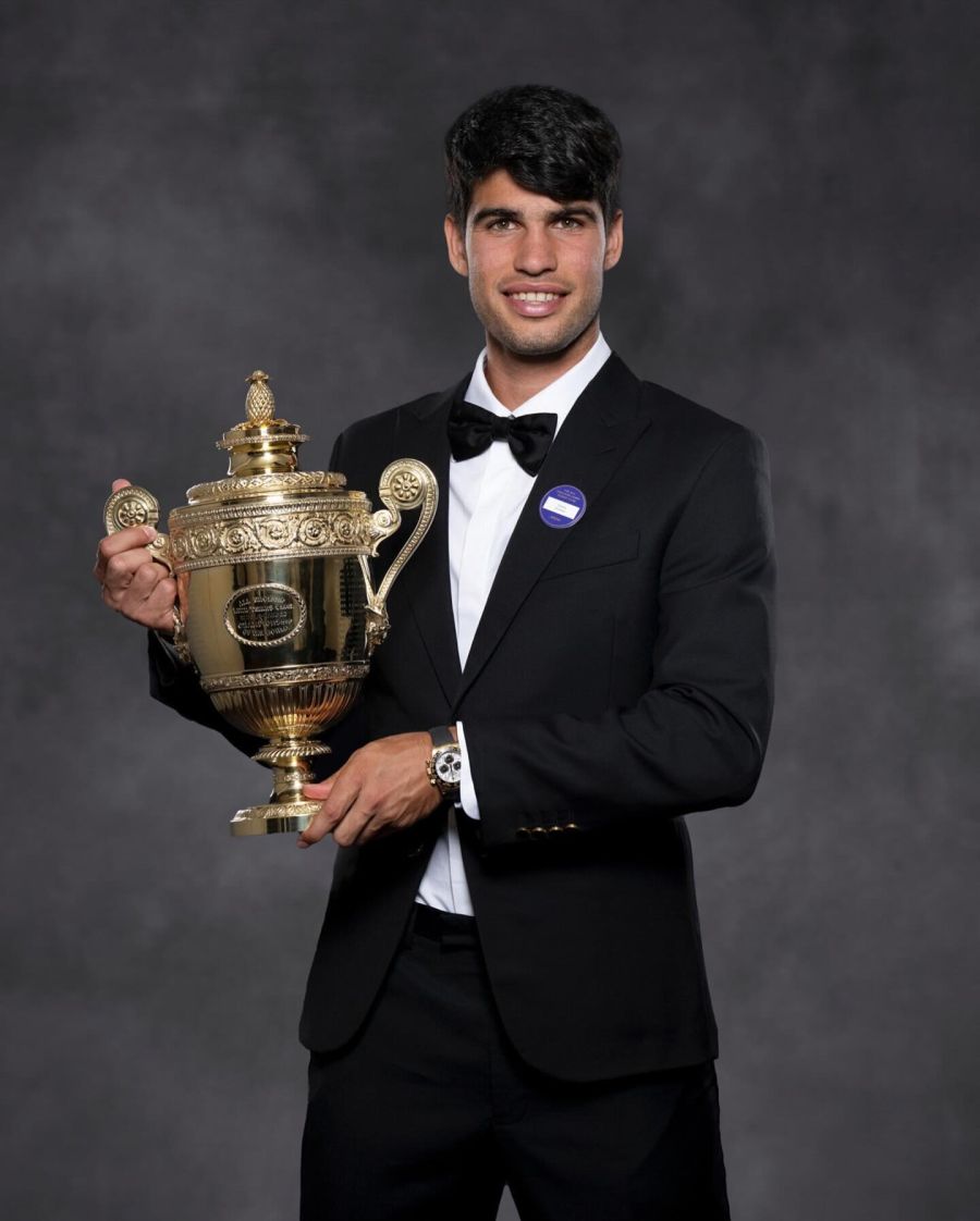 Carlos Alcaraz y Barbora Krejcikova protagonizaron el baile en la cena de campeones de Wimbledon