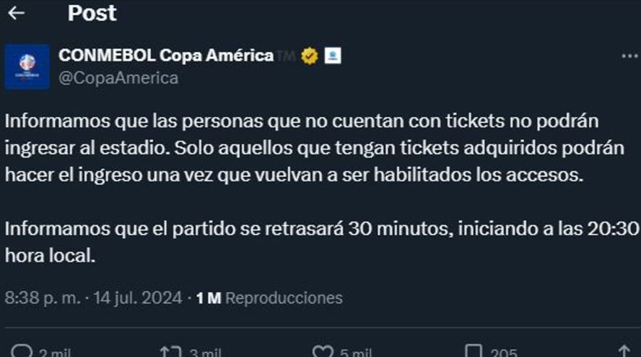 Prohiben entrada a hinchas sin tickets