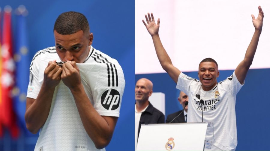 Mbappé y su felicidad en Real Madrid