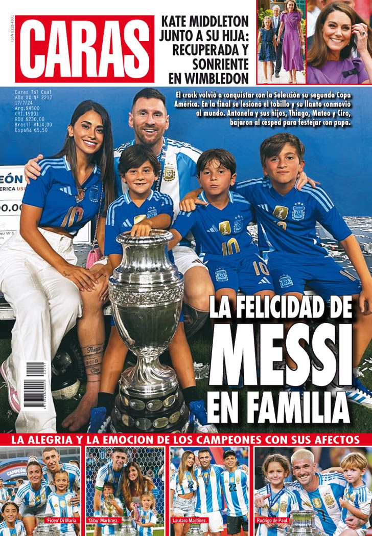 Leo Messi en familia