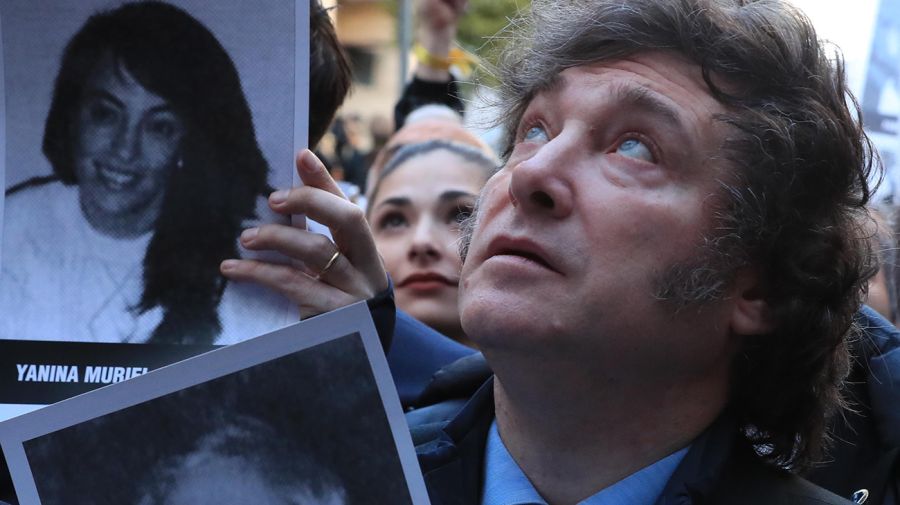 El presidente Javier Milei en el Acto del 30 aniversario del atentado en la sede de AMIA