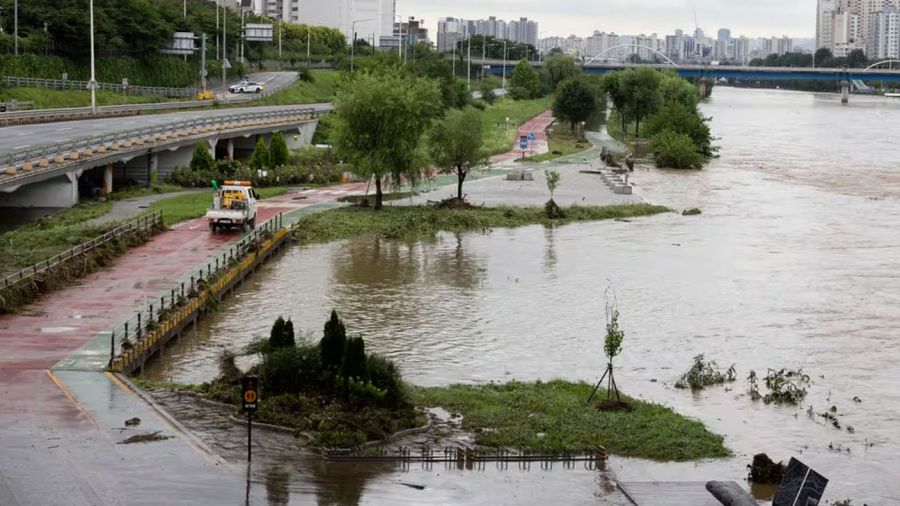 Corea del Sur inundaciones