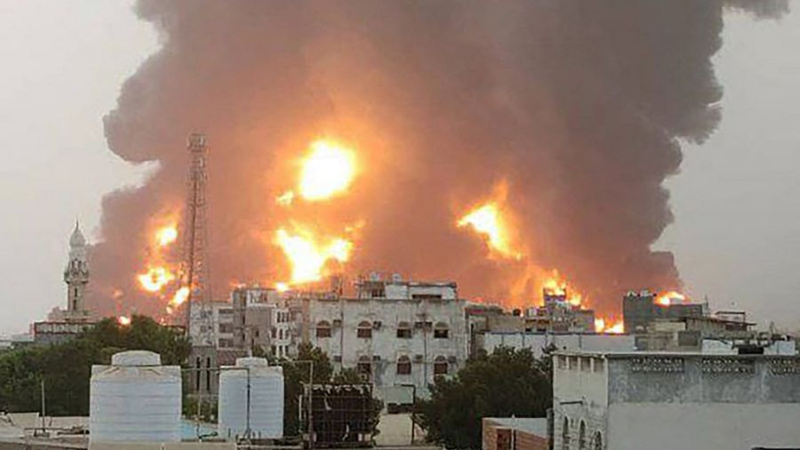 Israel bombardeó a los hutíes en Yemen.