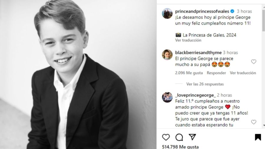 El príncipe George cumple 11 años: el tierno saludo de sus padres con una foto sacada por Kate Middleton