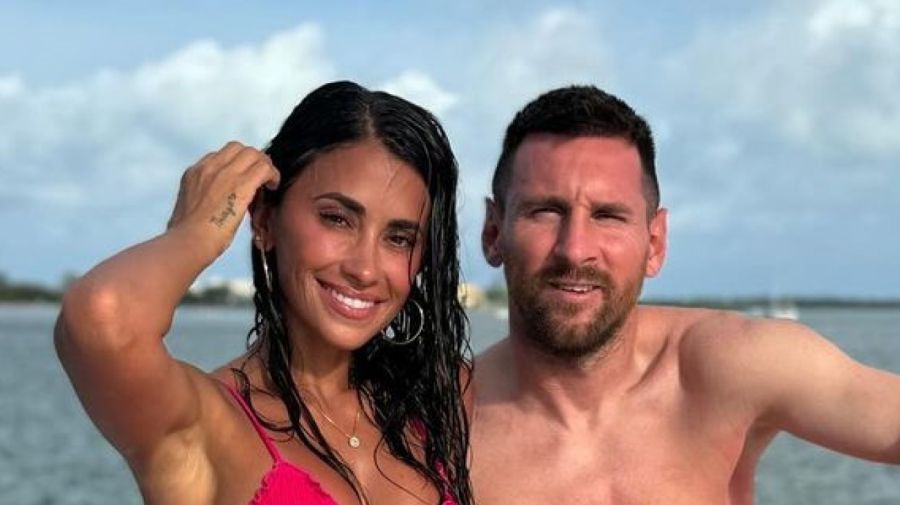 Lionel Messi y Antonela Roccuzzo