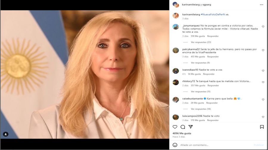 20240723 Comentarios contra Karina Milei