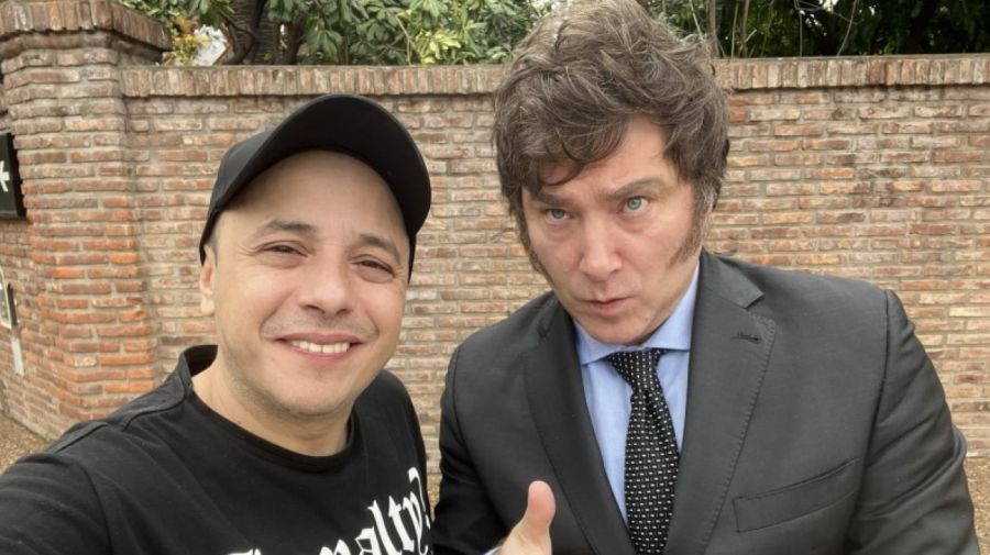 Javier Milei y El Dipy