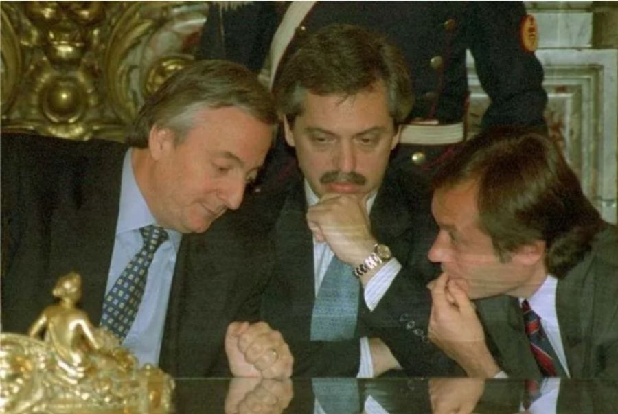 Kirchner, Alberto Fernández y Béliz