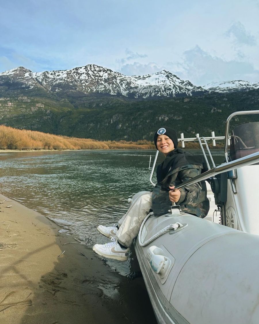 Las mejores fotos de Jimena Barón, su hijo Momo y su novio en la Patagonia