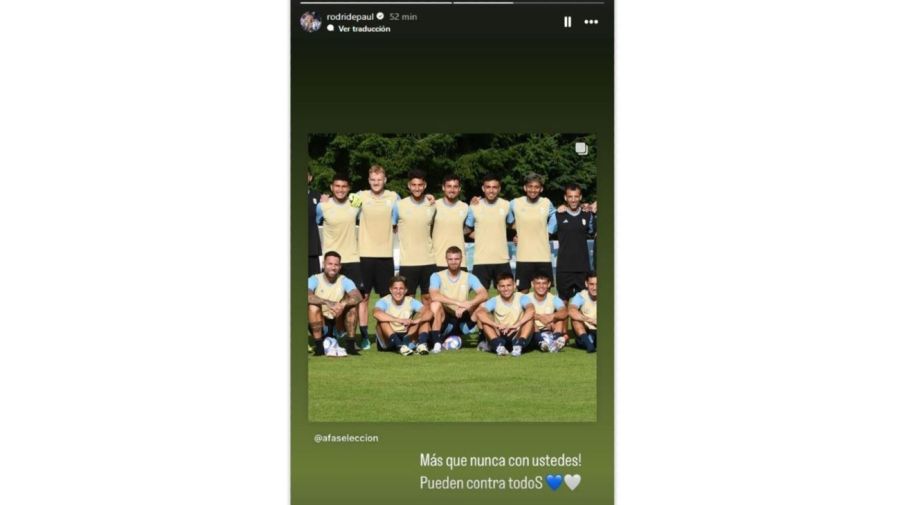 Mensaje de Rodrigo De Paul para la Seleccion Argentina Sub 23