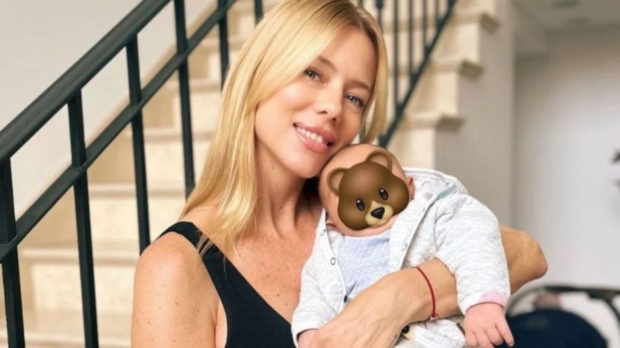 Nicole Neumann y su hijo, Cruz Urcera