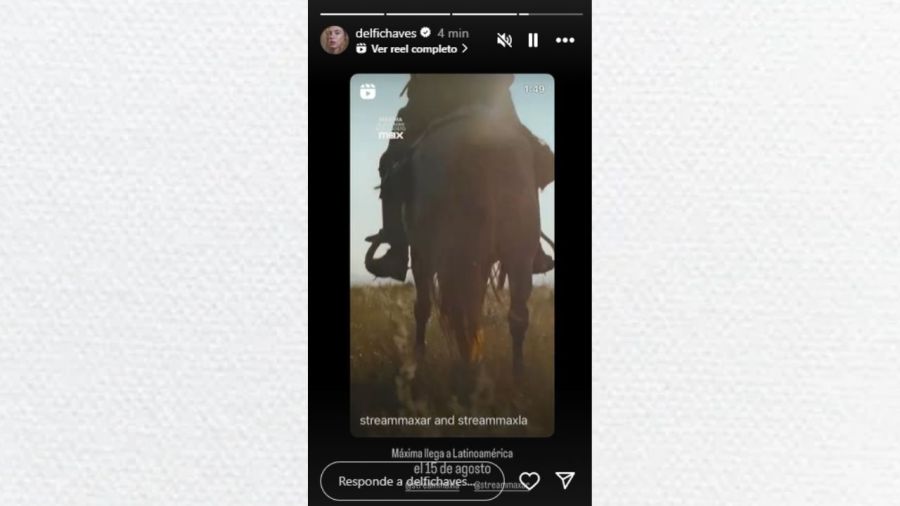 Terminó la espera: Delfina Chaves anunció cuándo y por cual plataforma se podrá ver Máxima en la Argentina