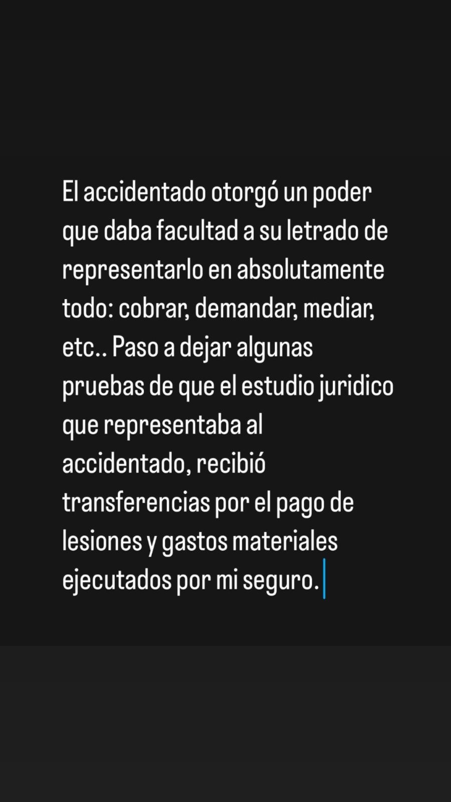 Abel Ayala denied the accusations made by Leonardo Godoy in the accident 3