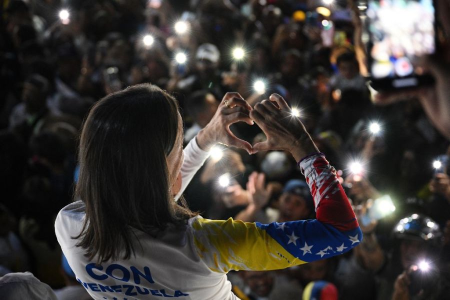 Cierre de campaña de Edmundo Gonzalez Urrutia en Venezuela