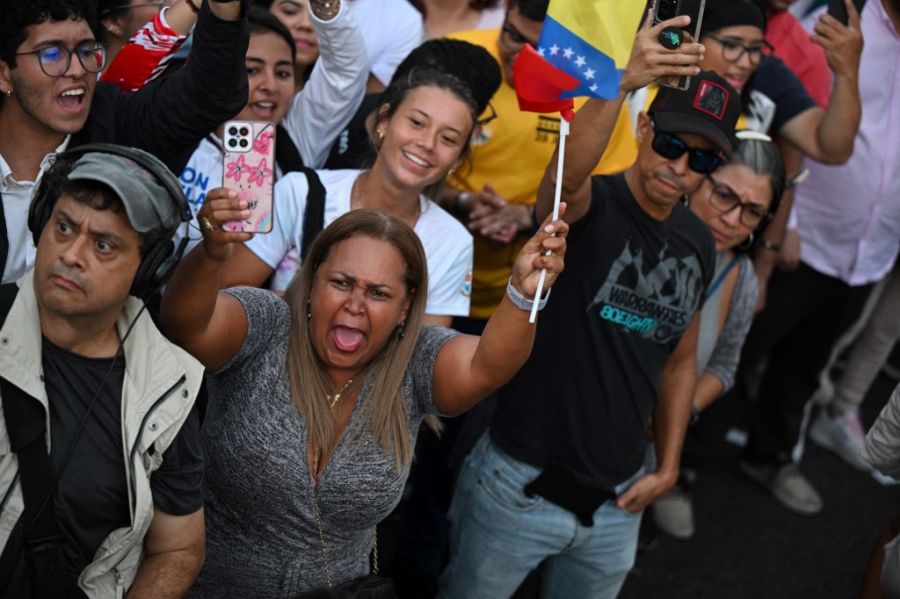 Cierre de campaña de Edmundo Gonzalez Urrutia en Venezuela