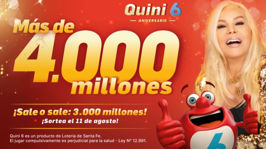 La publicidad de Susana Giménez para una lotería de Santa Fe