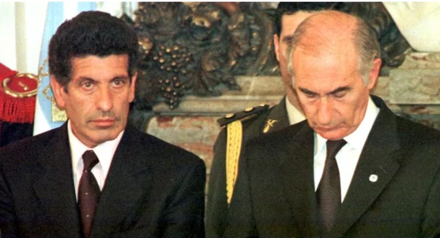 Chacho Álvarez y Fernando De la Rúa