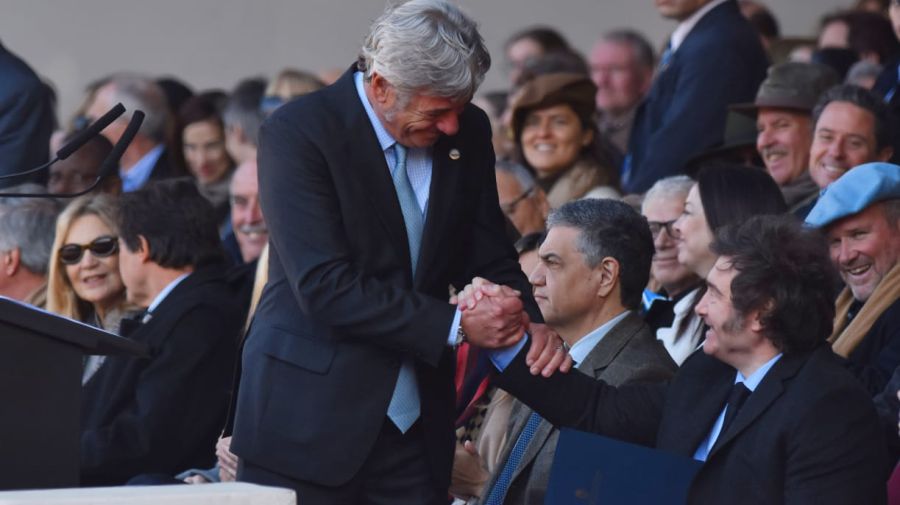 El presidente Milei encabezó la apertura oficial de la Exposición Rural en Palermo.