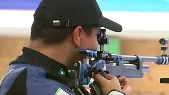 Julián Gutiérrez se metió en la final de tiro de rifle de aire en 10 metros, una hazaña histórica para ese deporte nacional.