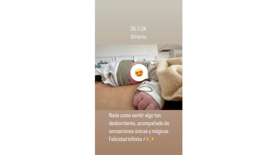 Nació el hijo de El Pocho Lavezzi y Guadalupe Tauro