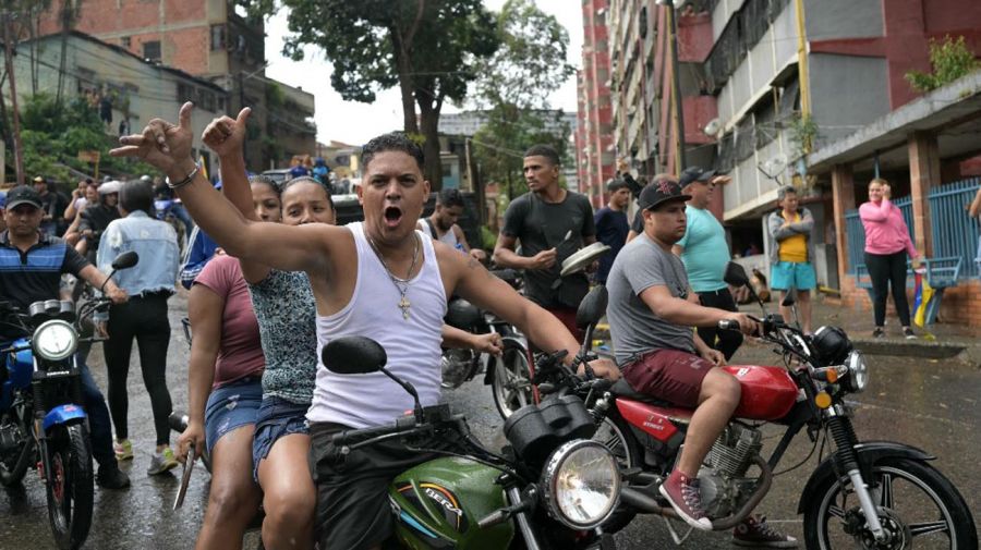 Protestas en Caracas contra un nuevo gobierno de Nicolás Maduro