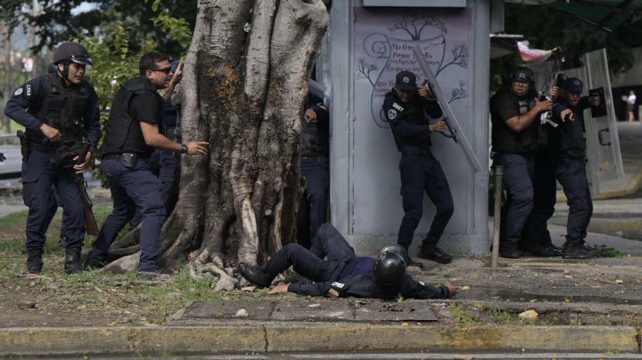 Protestas en Caracas contra un nuevo gobierno de Nicolás Maduro