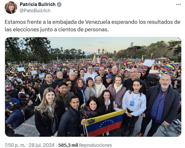 Tuits elecciones en Venezuela