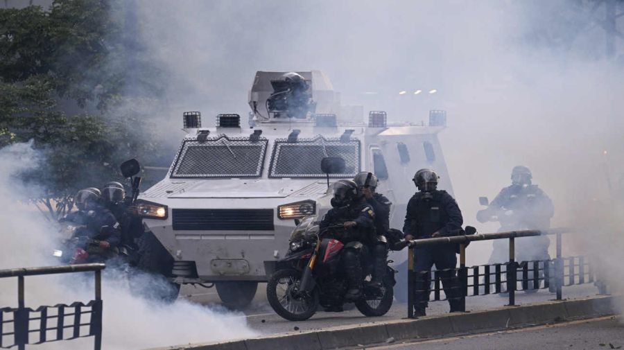 Protestas en Caracas contra un nuevo gobierno de Nicolás Maduro