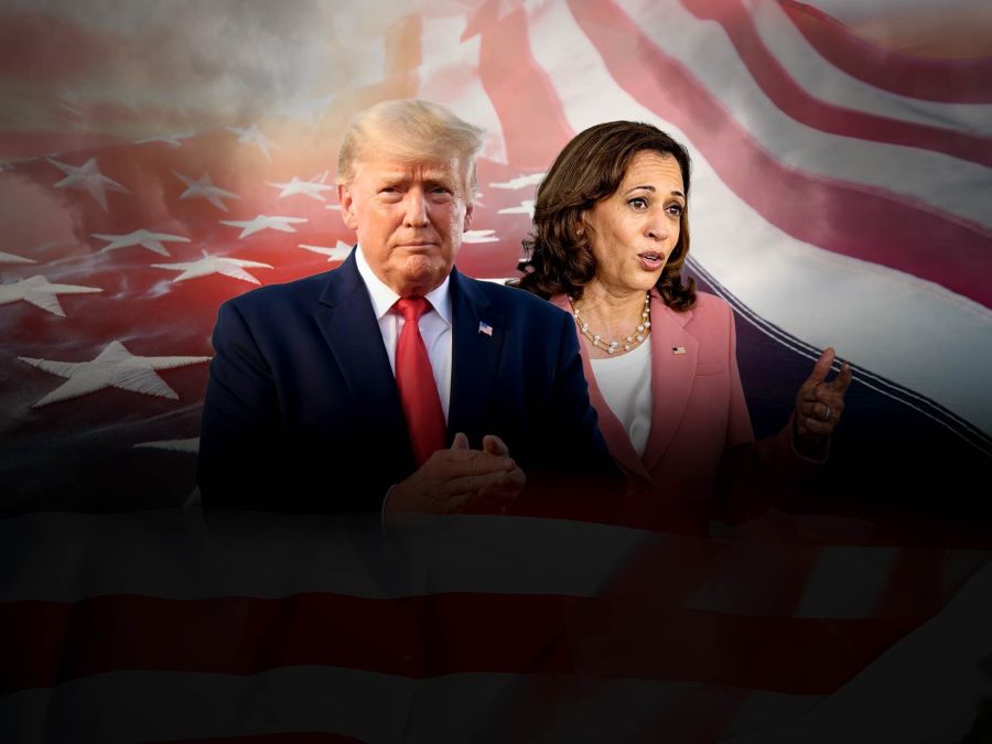 Donald Trump y Kamala Harris