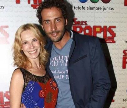 Gloria Carrá y Luciano Cáceres