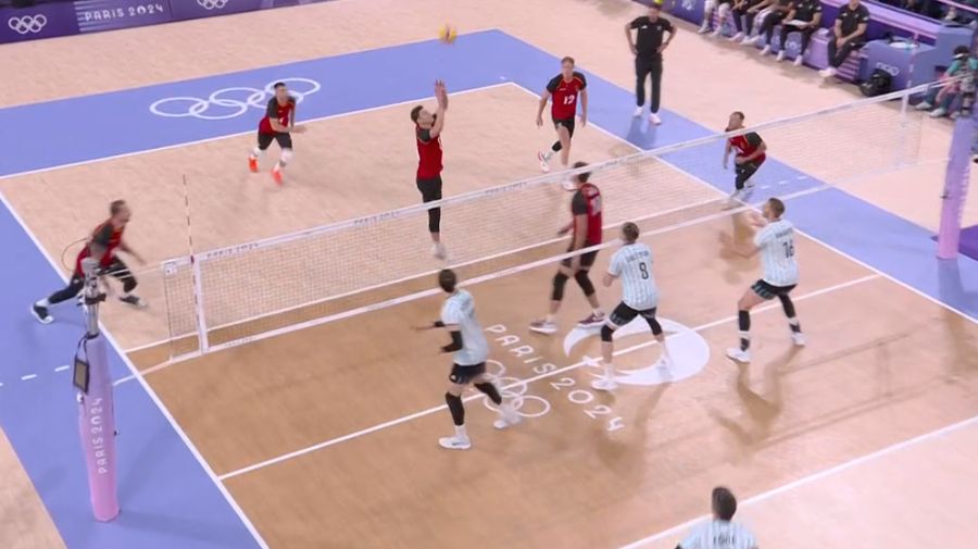 Argentina, ante Alemania en el Voley olímpico.