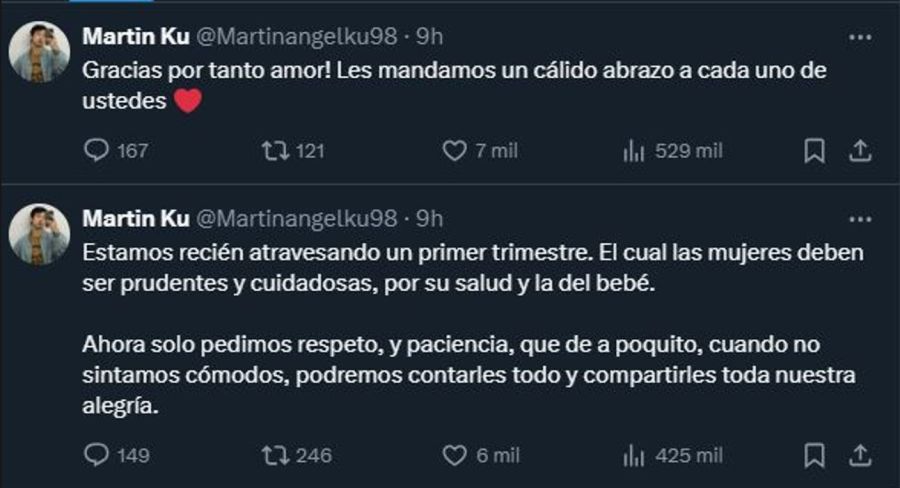 Enojo Martin Chino Ku porque los medios revelaron que será papá