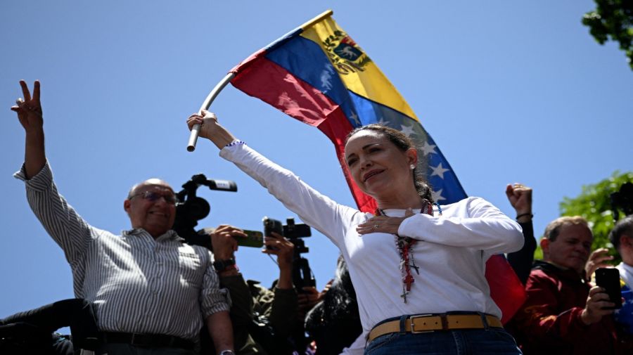 20240803 Marcha opositora en Venezuela encabezada por María Corina Machado