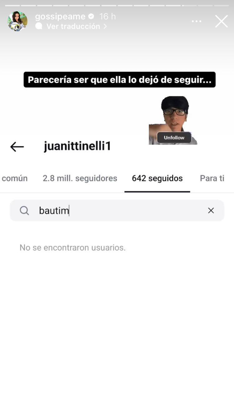 Bautista Mascia y Juanita Tinelli 