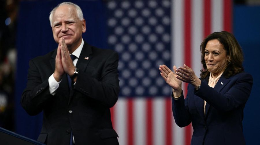 Kamala Harris y Tim Walz